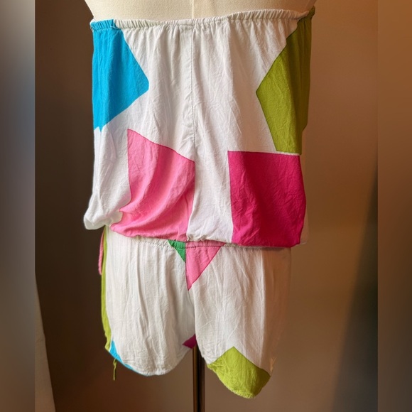 Indah Colorblock Cover up Romper - Picture 3 of 6